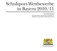 Schulsport-Wettbewerbe in Bayern 2010/11 - Bayerische ...