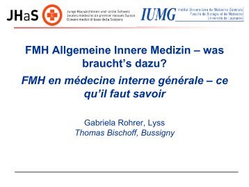 FMH Allgemeine Innere Medizin - congress-info.ch | Home