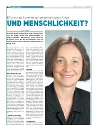 UND MENSCHLICHKEIT? - Lassalle-Institut