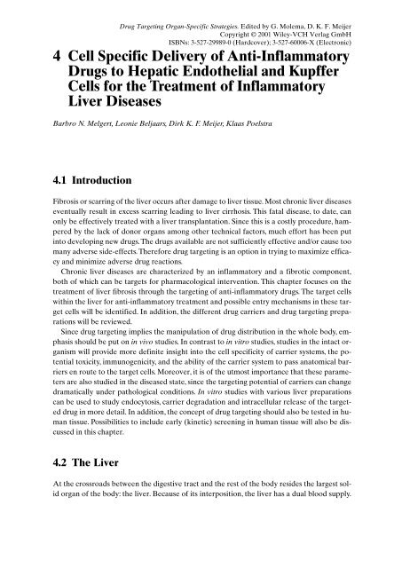 Drug Targeting Organ-Specific Strategies