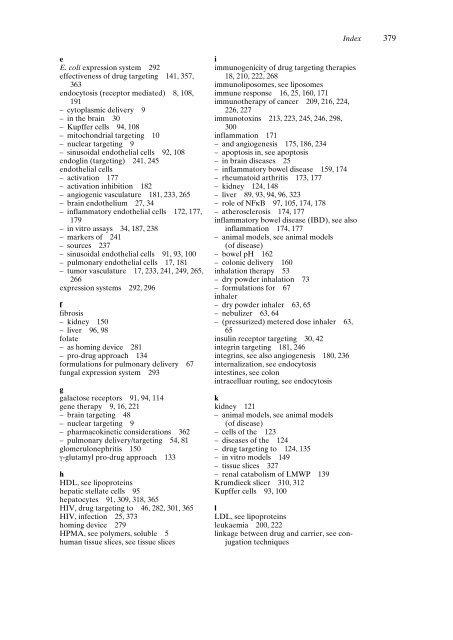 Drug Targeting Organ-Specific Strategies