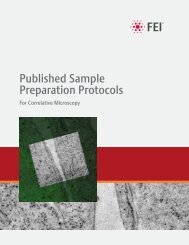 Correlative Sample Protocols - FEI Company