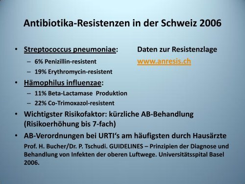 Infektionen der oberen Atemwege – Alternativen zur Antibiose