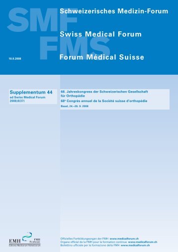 Supplementum 44 - Swiss Medical Forum