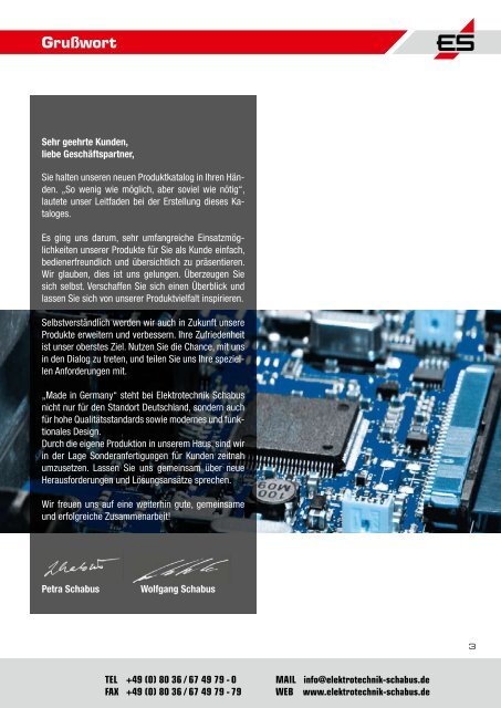 Gesamtkatalog 2012 - Elektrotechnik Schabus