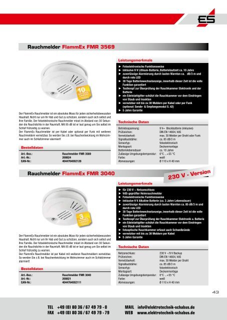 Gesamtkatalog 2012 - Elektrotechnik Schabus