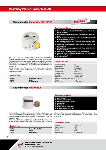 Gesamtkatalog 2012 - Elektrotechnik Schabus