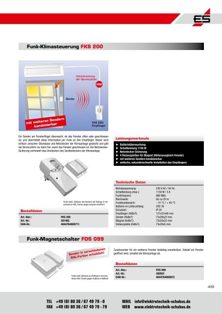 Gesamtkatalog 2012 - Elektrotechnik Schabus