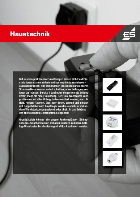 Gesamtkatalog 2012 - Elektrotechnik Schabus