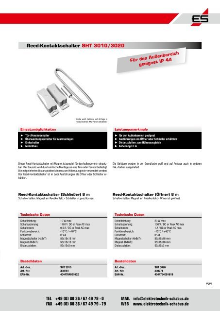 Gesamtkatalog 2012 - Elektrotechnik Schabus