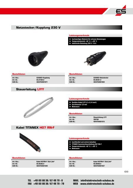 Gesamtkatalog 2012 - Elektrotechnik Schabus