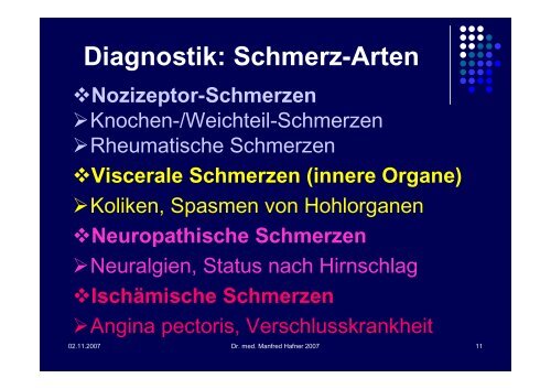 Schmerz beim älteren Patienten