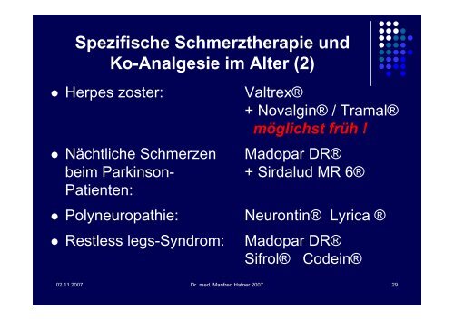 Schmerz beim älteren Patienten