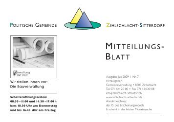 Juli-2009 - Gemeinde Zihlschlacht-Sitterdorf