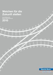 Geschäftsbericht 2010 - Sparda-Bank Berlin eG