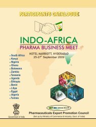 Indian Delegates - pharmaceuticals export promotion council of india