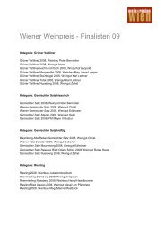 Wiener Weinpreis Finalisten 09