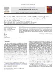 Radical salts of TTF derivatives with the metal–metal bonded [Re2Cl8]