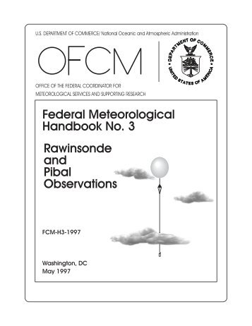 Rawinsonde and Pibal Observations - Office of the Federal ...