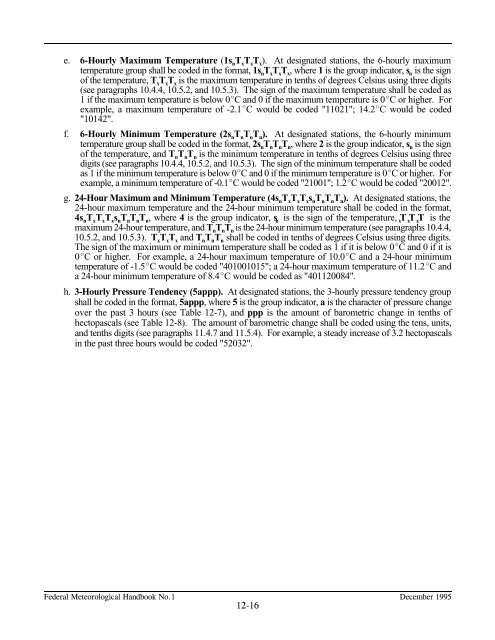 Federal Meteorological Handbook No. 1 - Marrella