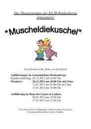 Theater Renkenberge Muscheldikuschel