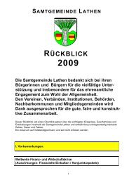 Rückblick Samtgemeinde 2009 - Samtgemeinde Lathen