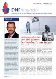 DNF-Magazin - Deutsch-Norwegische Freundschaftsgesellschaft eV