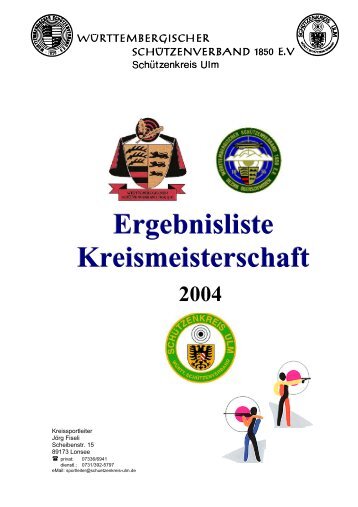 Ergebnisliste Kreismeisterschaft