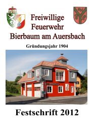 Festschrift 2012 - Gemeinde Bierbaum am Auersbach