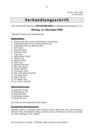 Gemeinderat Sitzung 4/2009 (163 KB) - .PDF - Neumarkt im Mühlkreis