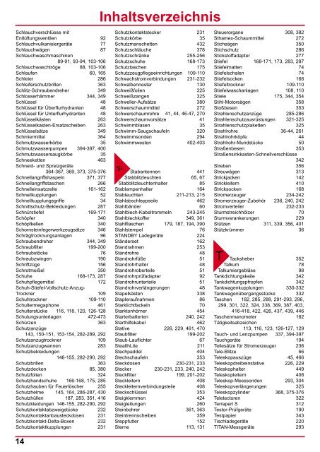 Inhaltsverzeichnis