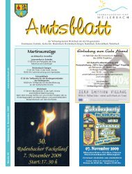 Martinsumzüge Einladung zum Gala Abend - Verbandsgemeinde ...