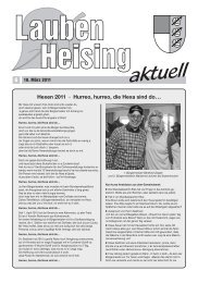 Hexen 2011 · Hurreo, hurreo, die Hexa sind do... - Gemeinde Lauben