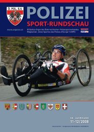 2008_Ausgabe_11-12 - Österreichischer Polizeisportverband