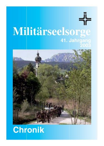 Chronik_2003_NEU - Katholische Militärseelsorge Deutschland