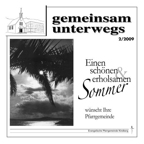 2/2009 gemeinsam unterwegs gemeinsam unterwegs gemeinsam