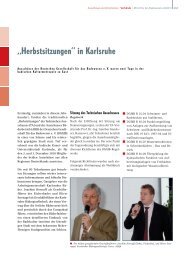 „Herbstsitzungen” in Karlsruhe - IB Gansloser