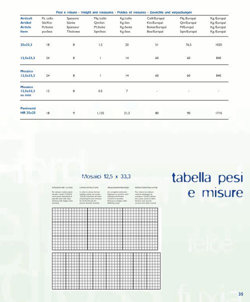 Scarica il Catalogo in PDF - Dado Ceramica