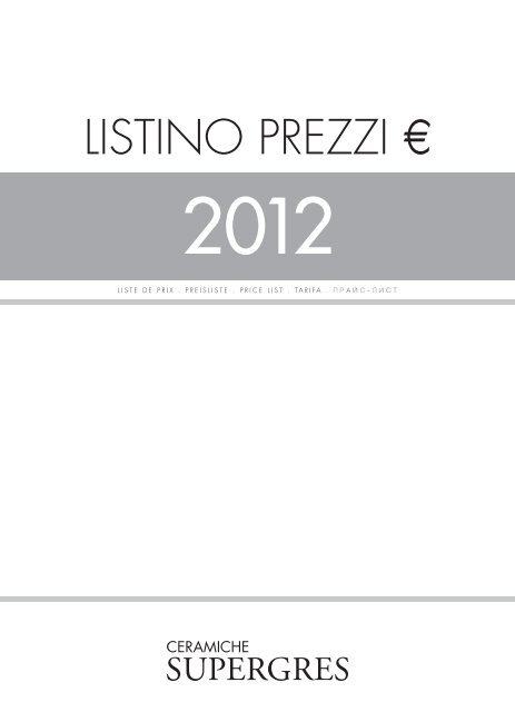 LISTINO PREZZI € - BEST