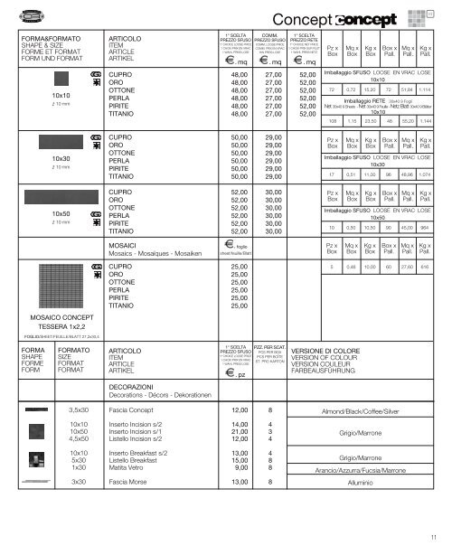 Price list :: tarif - Home - Davide Ferrarini