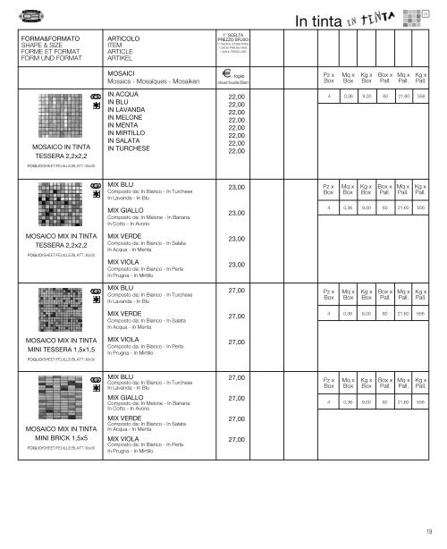 Price list :: tarif - Home - Davide Ferrarini