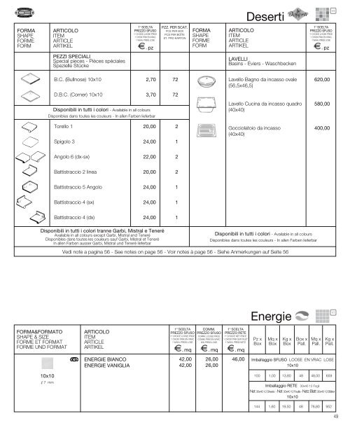 Price list :: tarif - Home - Davide Ferrarini