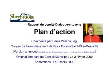 Plan d'action - Regroupement pour un Sherbrooke vert et écologique
