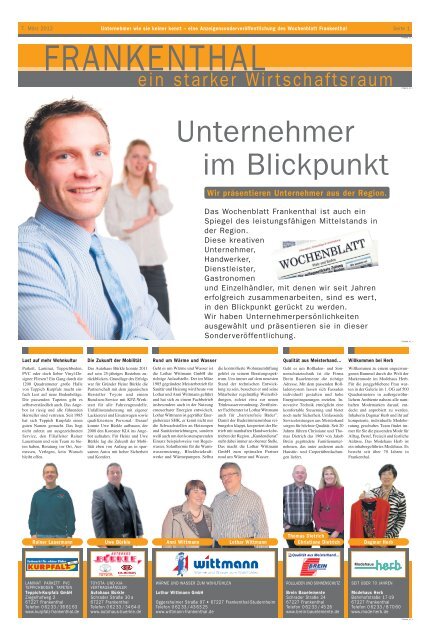 Frankenthaler - Wochenblatt