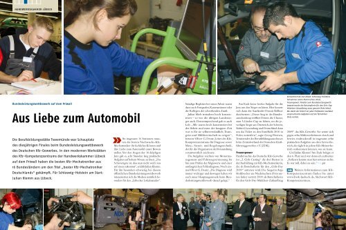 Aus Liebe zum Automobil - Nord-Handwerk