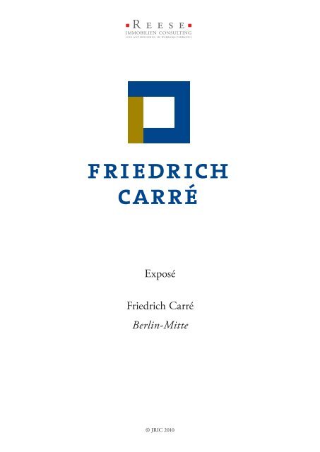 Expose Friedrich Carre Berlin Mitte Reeseconsult De