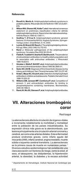 Actualización en hemostasia y trombosis - edigraphic.com