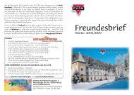 Freundesbrief - Strobel-Mühle Pockautal