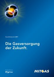 Die Gasversorgung der Zukunft. - Mitgas