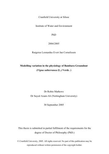 Rutger cornelissen PhD Thesis.pdf - Cranfield University